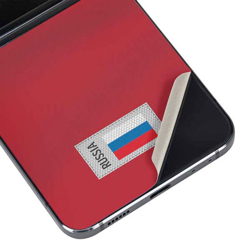 Russia Soccer Flag Galaxy Z Flip5 5G Skin